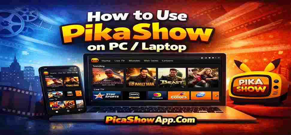 How to Use Pikashow on PC / Laptop – Easy Installation Guide
